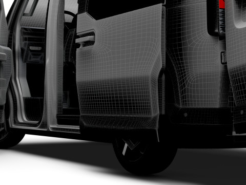 KIA PV5 Cargo Crew L2H1 HQInterior 2026 3D Model