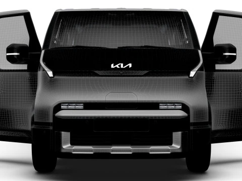 KIA PV5 Cargo Crew L2H1 HQInterni 2026 Modello 3D