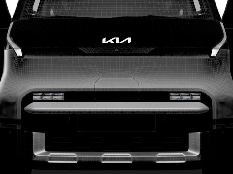 KIA PV5 Cargo Crew L2H1 HQInterni 2026 Modello 3D