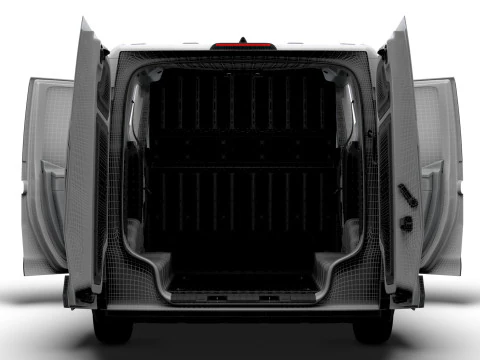 KIA PV5 Cargo Crew L2H1 HQInterni 2026 Modello 3D