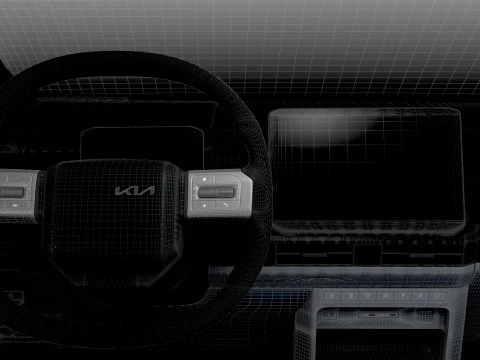 KIA PV5 Cargo Crew L2H1 HQInterni 2026 Modello 3D