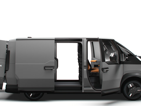 KIA PV5 Cargo L2H1 HQInterior 2026 3D Model