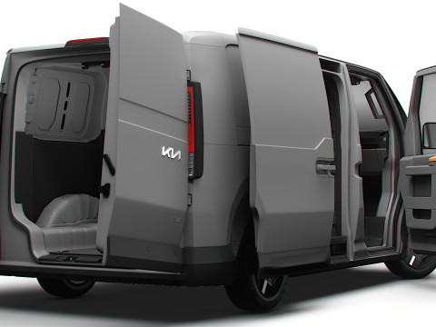 KIA PV5 Cargo L2H1 HQInterior 2026 3D Model