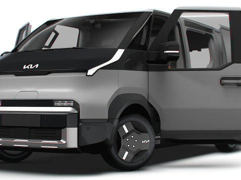 KIA PV5 Cargo L2H1 HQInterior 2026 3D Model
