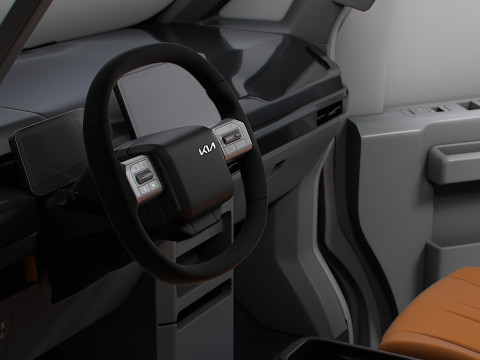 KIA PV5 Cargo L2H1 HQInterior 2026 3D Model