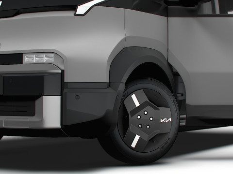 KIA PV5 Cargo L2H1 HQInterior 2026 3D Model
