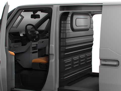 KIA PV5 Cargo L2H1 HQInterior 2026 3D Model