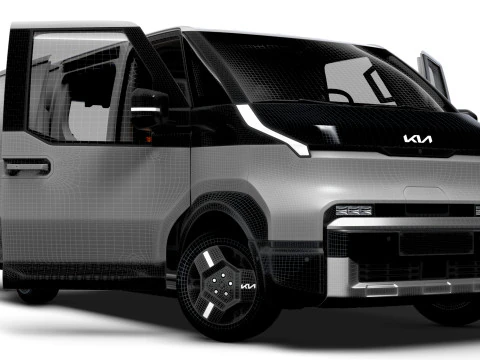KIA PV5 Cargo L2H1 HQInterior 2026 3D Model