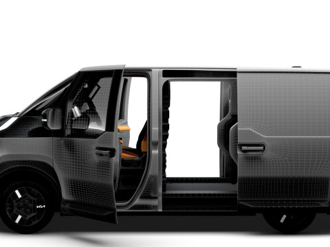 KIA PV5 Cargo L2H1 HQInterior 2026 3D Model
