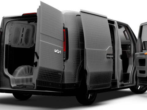 KIA PV5 Cargo L2H1 HQInterior 2026 3D Model