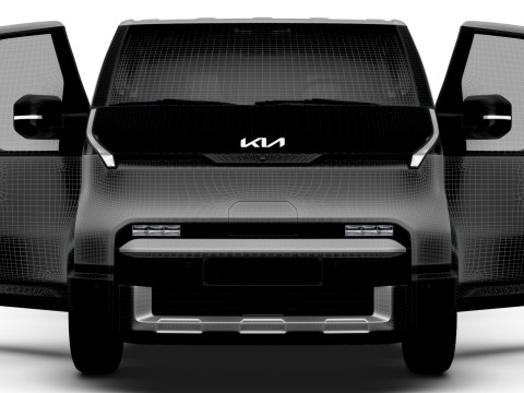 KIA PV5 Cargo L2H1 HQInterior 2026 3D Model