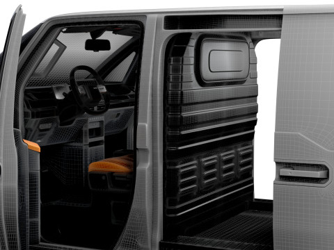 KIA PV5 Cargo L2H1 HQInterior 2026 3D Model