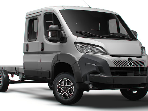 Citroën Jumper Chassis DoubleCab L3 2026 Modelo 3D