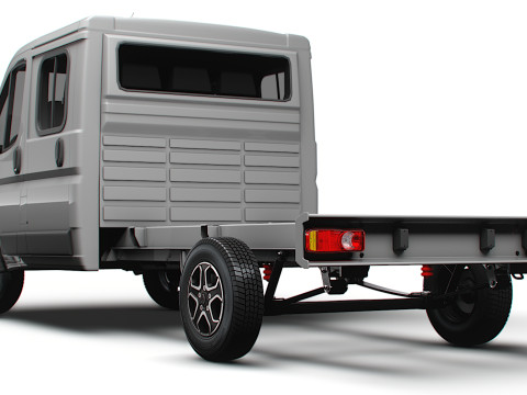 Citroen Jumper Podwozie DoubleCab L3 2026 Model 3D
