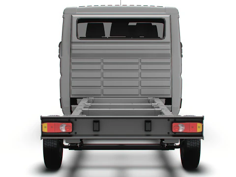 Citroen Jumper Chassis DoubleCab L3 2026 3D Model
