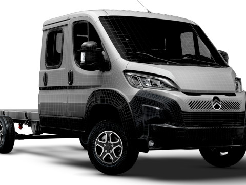 Citroen Jumper Podwozie DoubleCab L3 2026 Model 3D