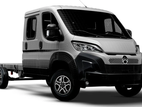 Citroen Jumper Chassis DoubleCab L3 2026 3D Model