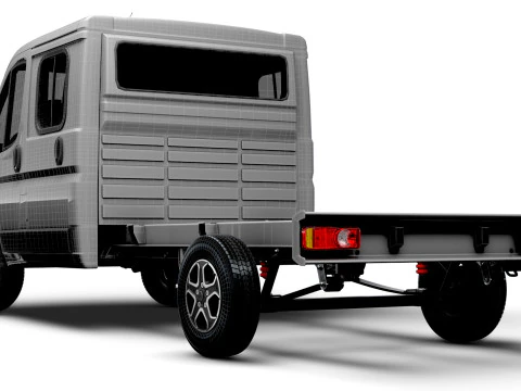 Citroen Jumper Chassis DoubleCab L3 2026 3D Model
