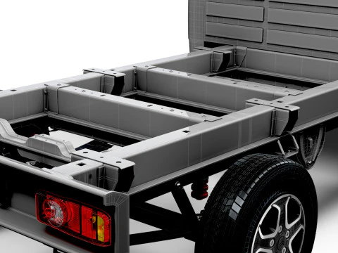 Citroen Jumper Chassis DoubleCab L3 2026 3D Model