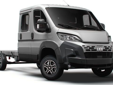 Fiat Ducato Châssis DoubleCab L3 2026 Modèle 3D