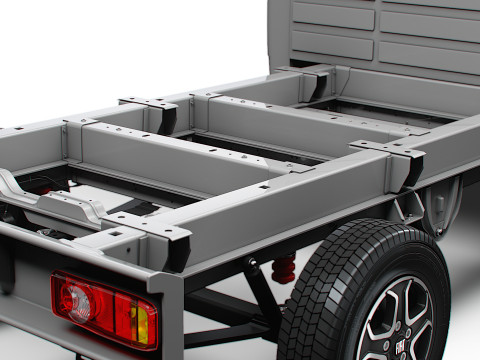 Fiat Ducato Chassis DoubleCab L3 2026 3D Модель