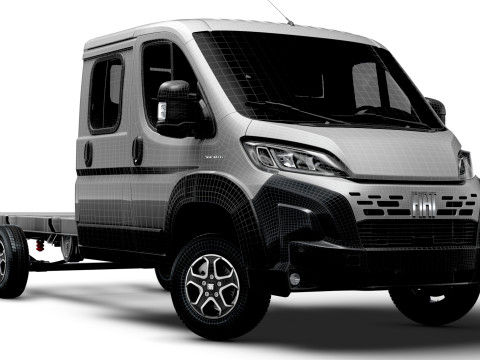Fiat Ducato Chassis DoubleCab L3 2026 3D Модель