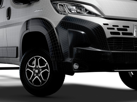 Fiat Ducato Chassis DoubleCab L3 2026 3D Модель