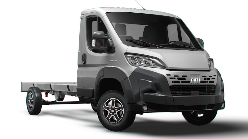 Fiat Ducato Şasi Tek Kabin L3 2026 3D Model .c4d .max .obj .3ds .fbx .stl .blend 