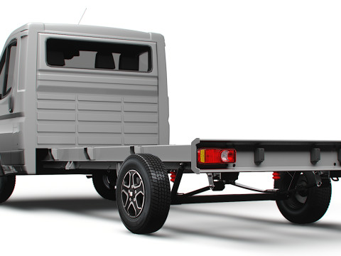 Fiat Ducato Şasi Tek Kabin L3 2026 3D Model