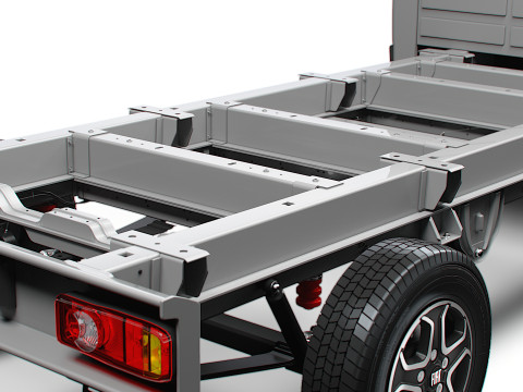 Fiat Ducato Şasi Tek Kabin L3 2026 3D Model