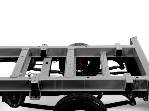 Fiat Ducato Şasi Tek Kabin L3 2026 3D Model