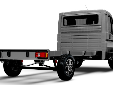 Fiat Ducato Şasi Tek Kabin L3 2026 3D Model