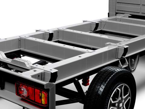 Fiat Ducato Şasi Tek Kabin L3 2026 3D Model