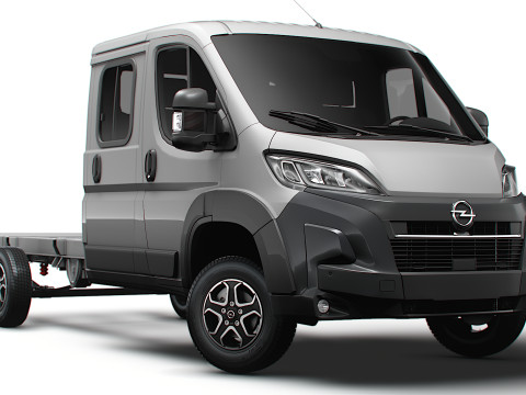 Opel Movano Chasis Doble Cabina L3 2026 Modelo 3D