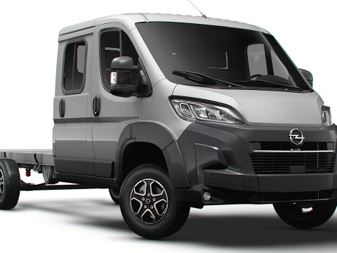 Opel Movano Chassis DoubleCab L3 2026 3D Model