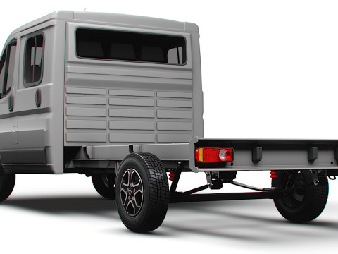 Sasis Opel Movano DoubleCab L3 2026 Model 3D