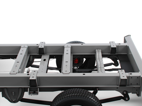 Sasis Opel Movano DoubleCab L3 2026 Model 3D