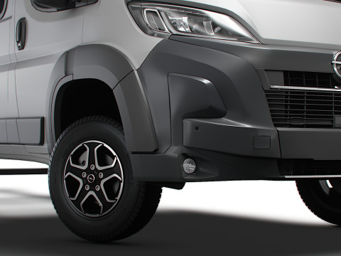 Sasis Opel Movano DoubleCab L3 2026 Model 3D