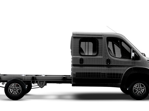 Sasis Opel Movano DoubleCab L3 2026 Model 3D