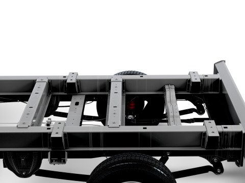 Sasis Opel Movano DoubleCab L3 2026 Model 3D