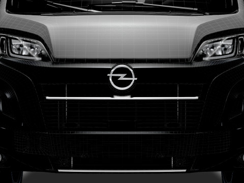 Sasis Opel Movano DoubleCab L3 2026 Model 3D