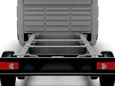 Sasis Opel Movano DoubleCab L3 2026 Model 3D