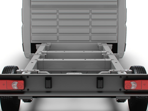 Sasis Peugeot Boxer DoubleCab L3 2026 Model 3D