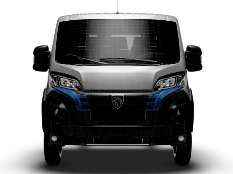 Sasis Peugeot Boxer DoubleCab L3 2026 Model 3D