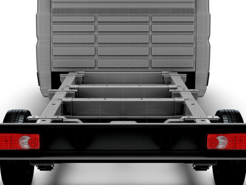 Sasis Peugeot Boxer DoubleCab L3 2026 Model 3D