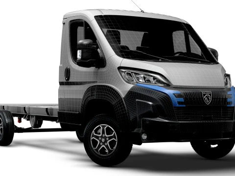 Peugeot Boxer Chassis SingleCab L3 2026 3D Model