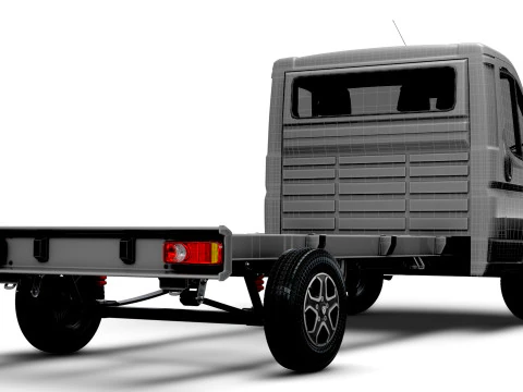 Peugeot Boxer Chassis SingleCab L3 2026 3D Model