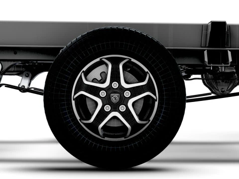 Peugeot Boxer Chassis SingleCab L3 2026 3D Model