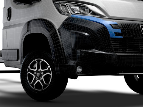 Peugeot Boxer Telaio SingleCab L3 2026 Modello 3D