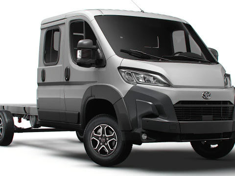 Sasis Toyota ProAce Max DoubleCab L3 2026 Model 3D